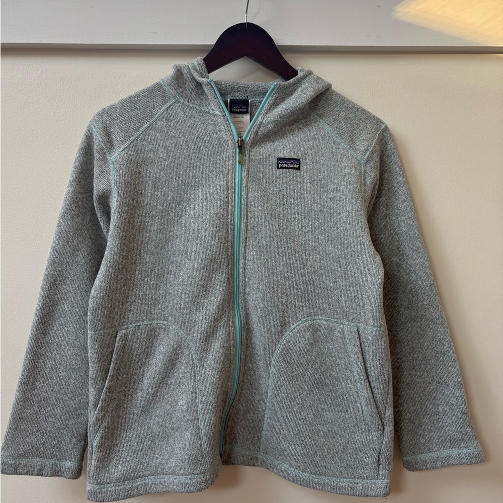 Patagonia Kids Gray Fleece Jacket